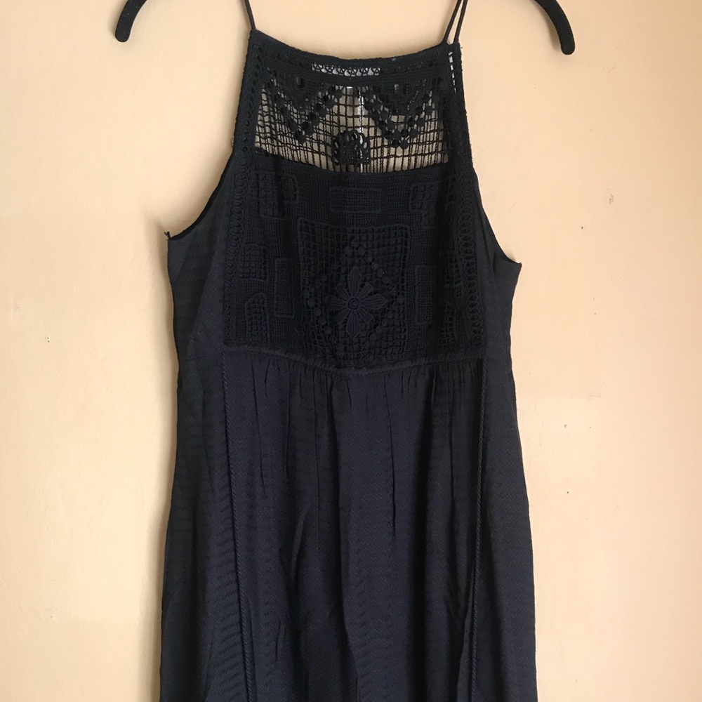 Lovestitch Black Crochet Dress